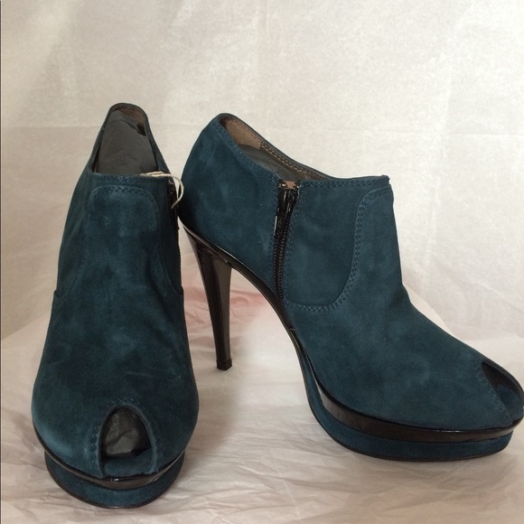 New Balmain suede Leather Ankle Boots Booties - Picture 2 of 5